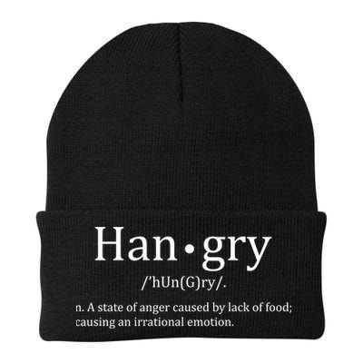 Hangry Definition Han gry Hungry Angry Food Beanie