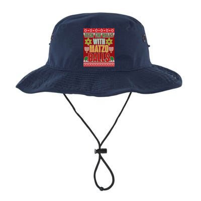 Hanukkah Deck the Halls with Matzo Balls Ugly Bucket Hat