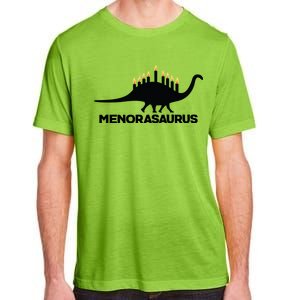 Hanukkah Menorah Dinosaur Adult ChromaSoft Performance T-Shirt