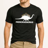 Hanukkah Menorah Dinosaur Cooling Performance Crew T-Shirt