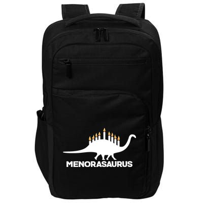 Hanukkah Menorah Dinosaur Impact Tech Backpack