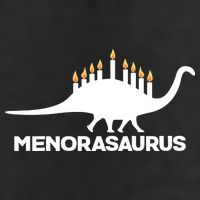 Hanukkah Menorah Dinosaur 15oz Campfire Ceramic Mug