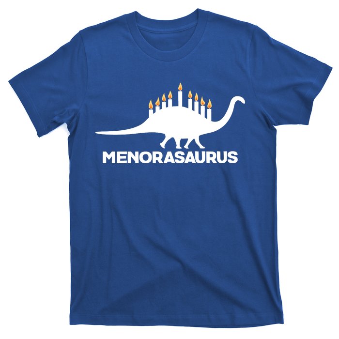 Hanukkah Menorah Dinosaur T-Shirt