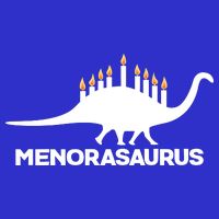 Hanukkah Menorah Dinosaur T-Shirt