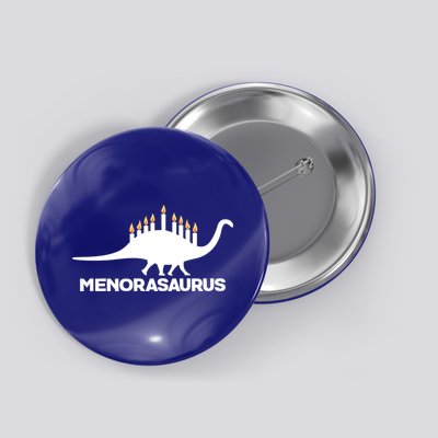 Hanukkah Menorah Dinosaur Button