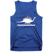 Hanukkah Menorah Dinosaur Tank Top