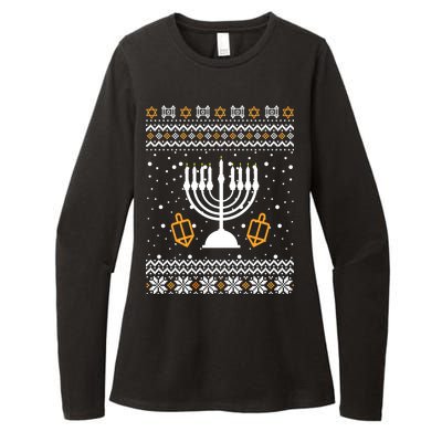 Hanukkah Ugly Womens CVC Long Sleeve Shirt