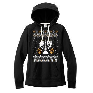 Hanukkah Ugly Women's Fleece Hoodie