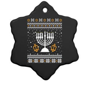 Hanukkah Ugly Ceramic Star Ornament