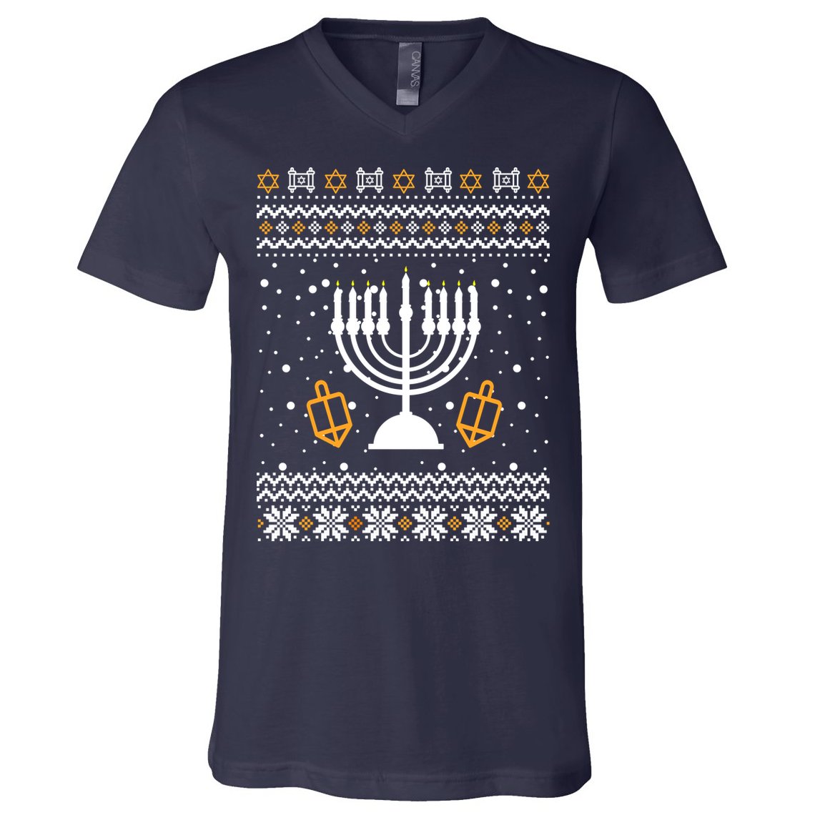 Hanukkah Ugly V-Neck T-Shirt