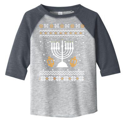 Hanukkah Ugly Toddler Fine Jersey T-Shirt