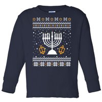 Hanukkah Ugly Toddler Long Sleeve Shirt