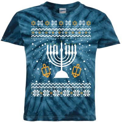 Hanukkah Ugly Kids Tie-Dye T-Shirt