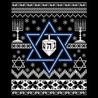 Hanukkah Ugly Christmas Sweater Backpack
