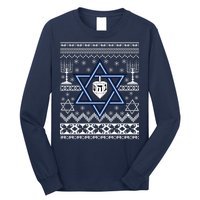 Hanukkah Ugly Christmas Sweater Long Sleeve Shirt