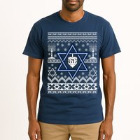 Hanukkah Ugly Christmas Sweater Tall T-Shirt