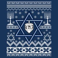 Hanukkah Ugly Christmas Sweater Tall T-Shirt