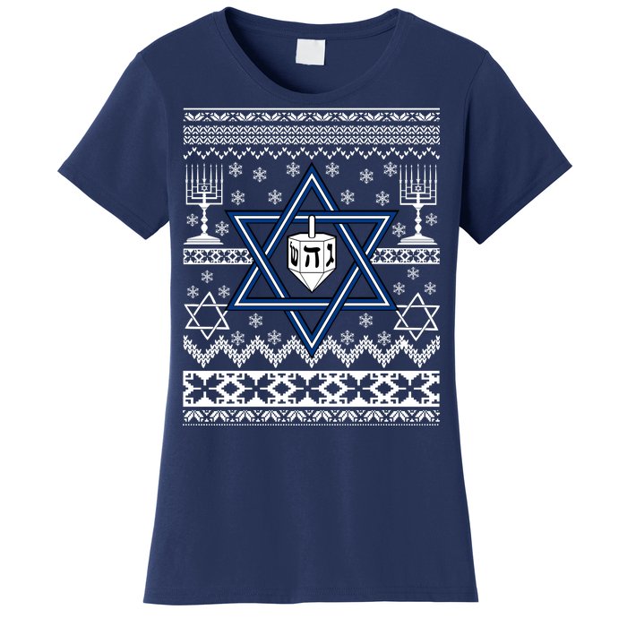 Hanukkah Ugly Christmas Sweater Women's T-Shirt