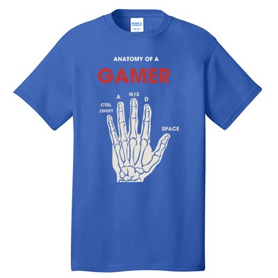 Hand Anatomy Of Gamer Gift Tall T-Shirt