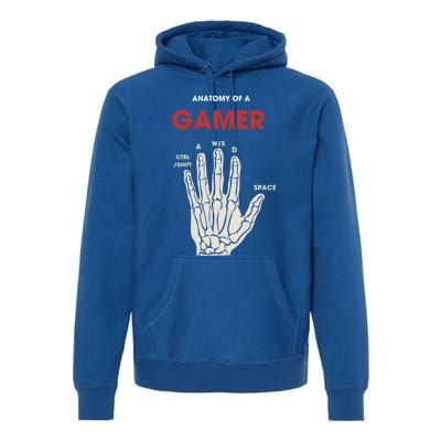 Hand Anatomy Of Gamer Gift Premium Hoodie