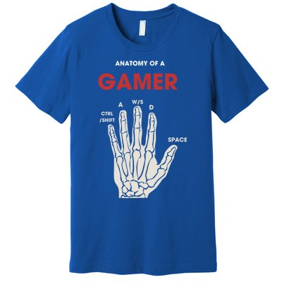 Hand Anatomy Of Gamer Gift Premium T-Shirt