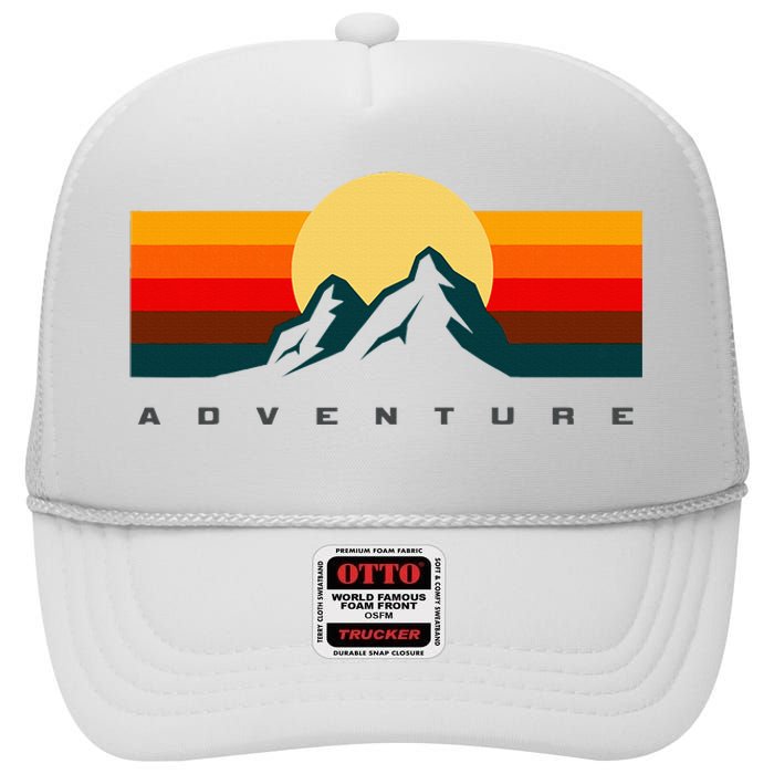 Hiking Apparel Outdoor Camping Backpacking Hiking High Crown Mesh Back Trucker Hat