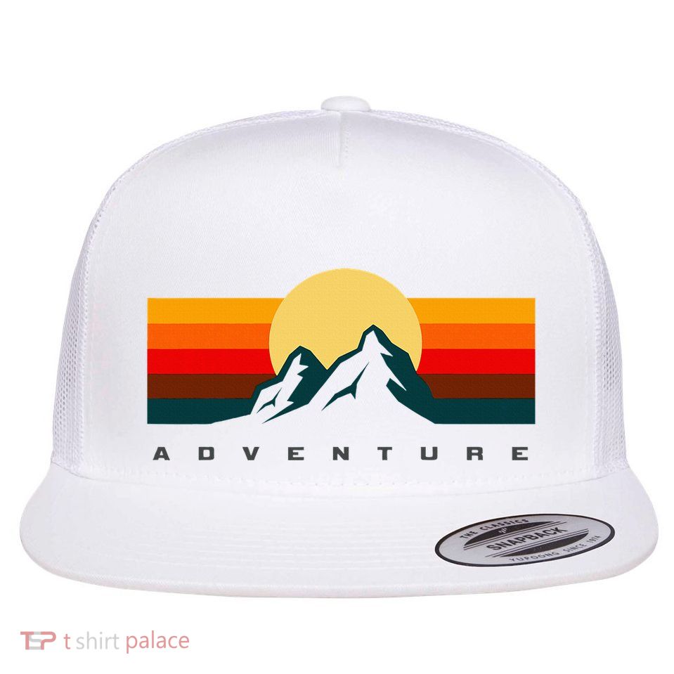 Hiking Apparel Outdoor Camping Backpacking Hiking Flat Bill Trucker Hat