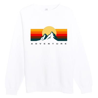 Hiking Apparel Outdoor Camping Backpacking Hiking Premium Crewneck Sweatshirt