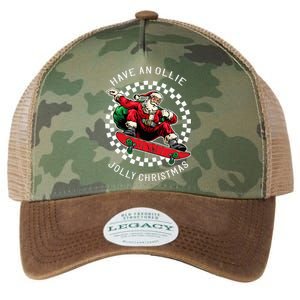 Have An Ollie Jolly Christmas Santa Claus Legacy Tie Dye Trucker Hat