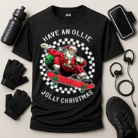 Have An Ollie Jolly Christmas Santa Claus Cooling Performance Crew T-Shirt