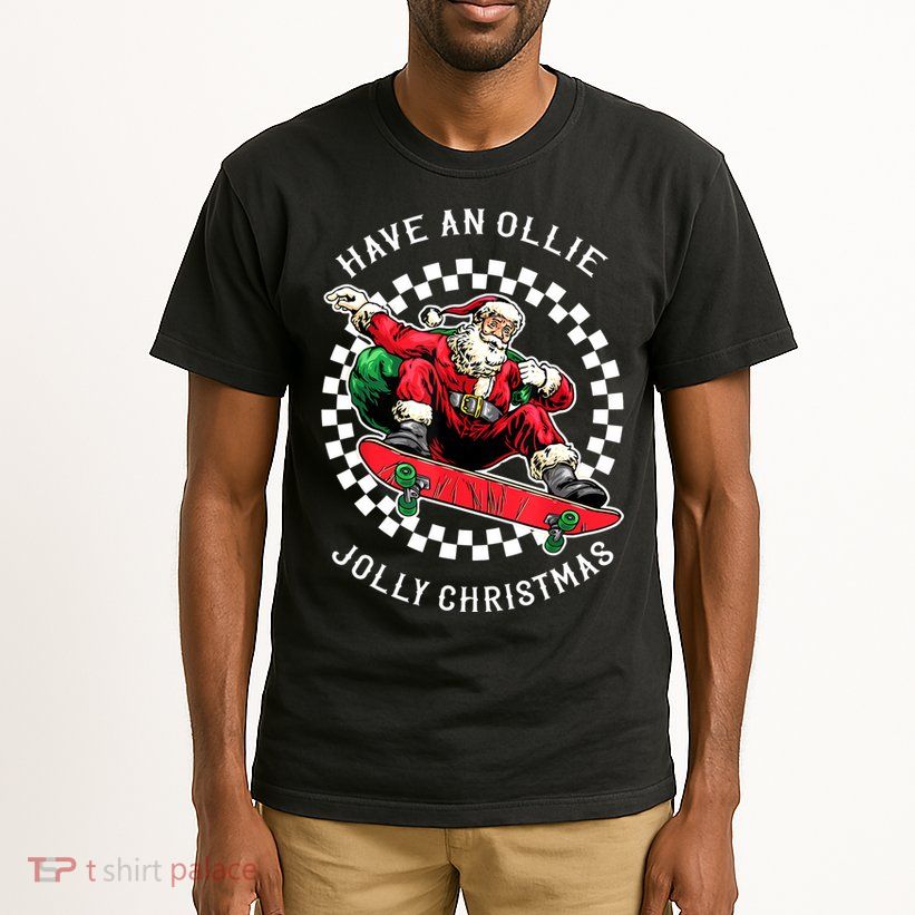 Have An Ollie Jolly Christmas Santa Claus Tall T-Shirt