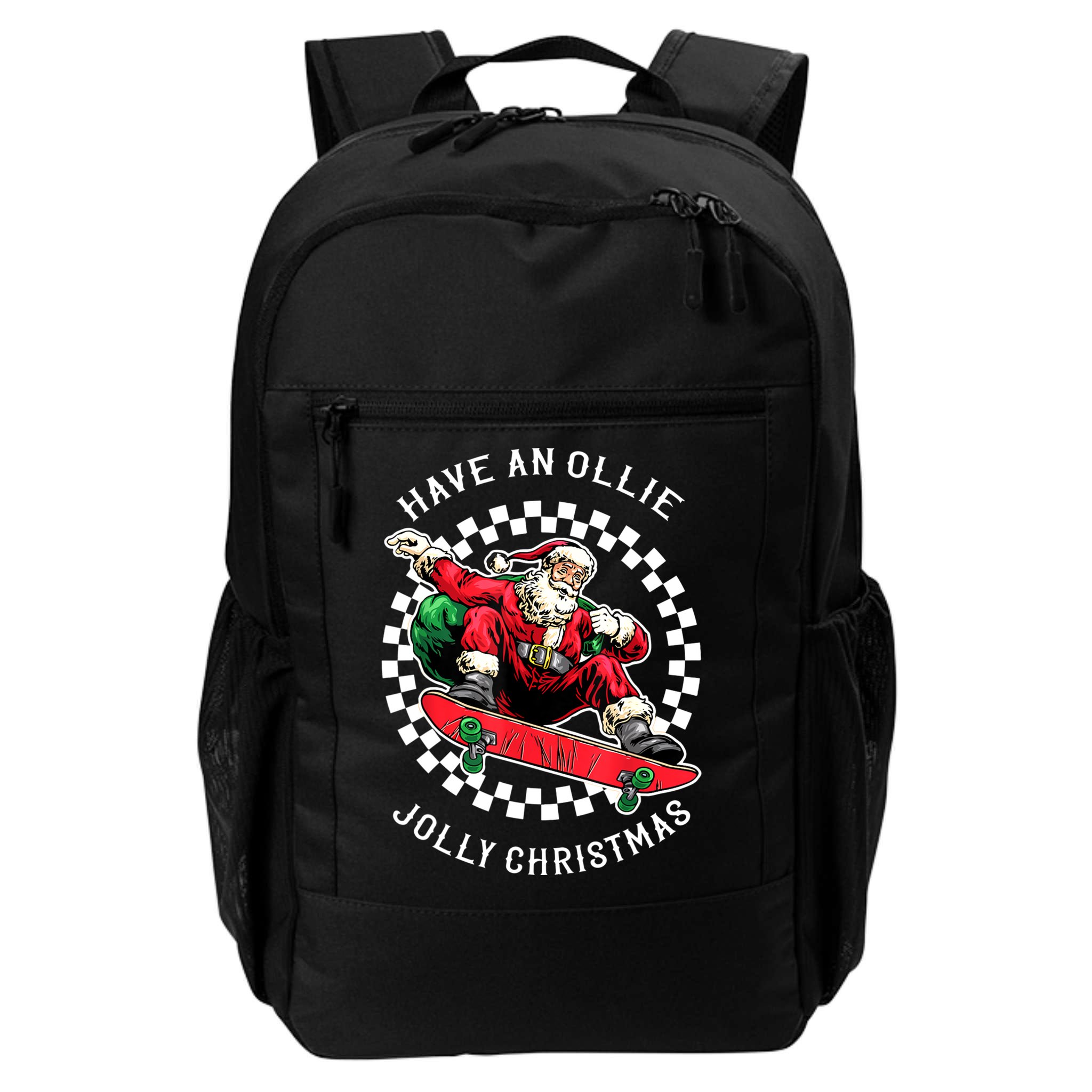 Have An Ollie Jolly Christmas Santa Claus Backpack