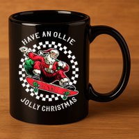 Have An Ollie Jolly Christmas Santa Claus 11oz C Handle Ceramic Mug