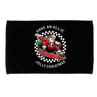 Have An Ollie Jolly Christmas Santa Claus Microfiber Hand Towel