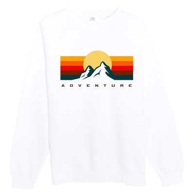 Hiking Apparel Outdoor Camping Backpacking Hiking Premium Crewneck Sweatshirt