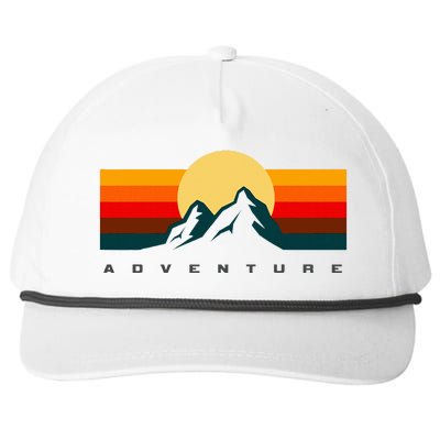 Hiking Apparel Outdoor Camping Backpacking Hiking Snapback Five-Panel Rope Hat