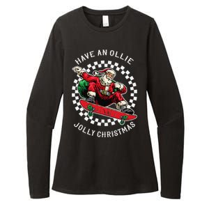 Have An Ollie Jolly Christmas Santa Claus Womens CVC Long Sleeve Shirt