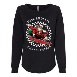 Have An Ollie Jolly Christmas Santa Claus Womens California Wash Sweatshirt