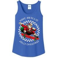 Have An Ollie Jolly Christmas Santa Claus Ladies Essential Tank