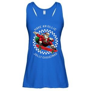 Have An Ollie Jolly Christmas Santa Claus Ladies Essential Flowy Tank