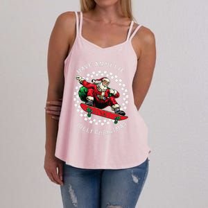 Have An Ollie Jolly Christmas Santa Claus Women's Strappy Tank