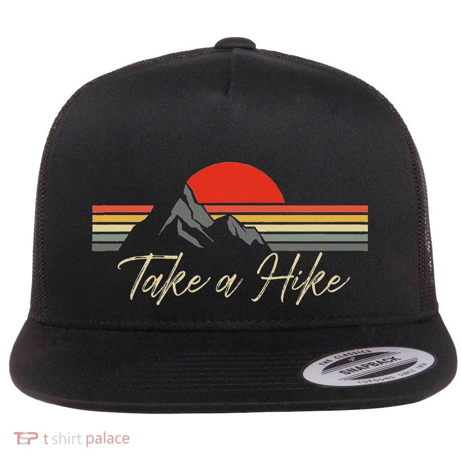 Hiking Apparel Outdoor Backpacking Camping Hiking Flat Bill Trucker Hat