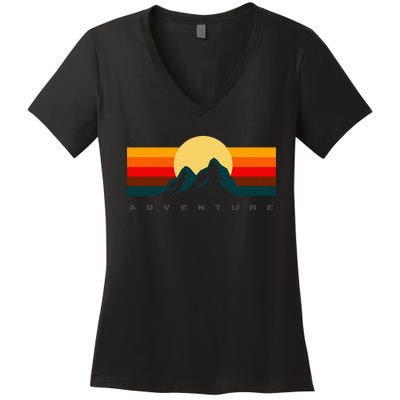 Hiking Apparel Outdoor Camping Backpacking Hiking Women's V-Neck T-Shirt