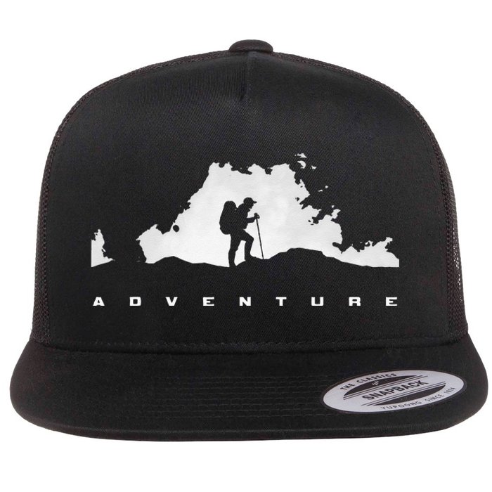 Hiking Apparel Outdoor Camping Backpacking Hiking Flat Bill Trucker Hat