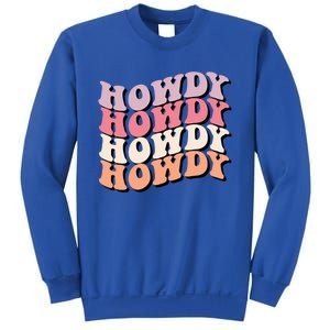 Howdy A Preppy Cowgirl Gift Sweatshirt