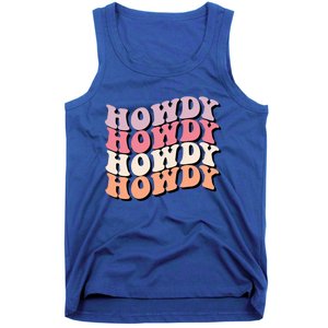 Howdy A Preppy Cowgirl Gift Tank Top