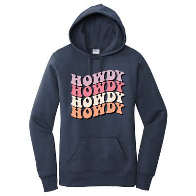 Howdy A Preppy Cowgirl Gift Women's Pullover Hoodie