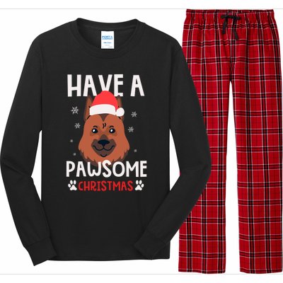 Have A Pawsome Christmas Gift Long Sleeve Pajama Set