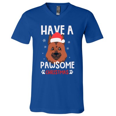 Have A Pawsome Christmas Gift V-Neck T-Shirt