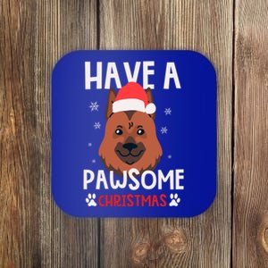 Have A Pawsome Christmas Gift Coaster